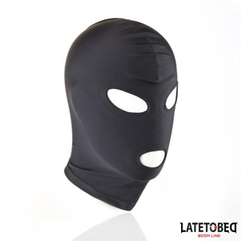  Open Mouth and Eyes Hood Black