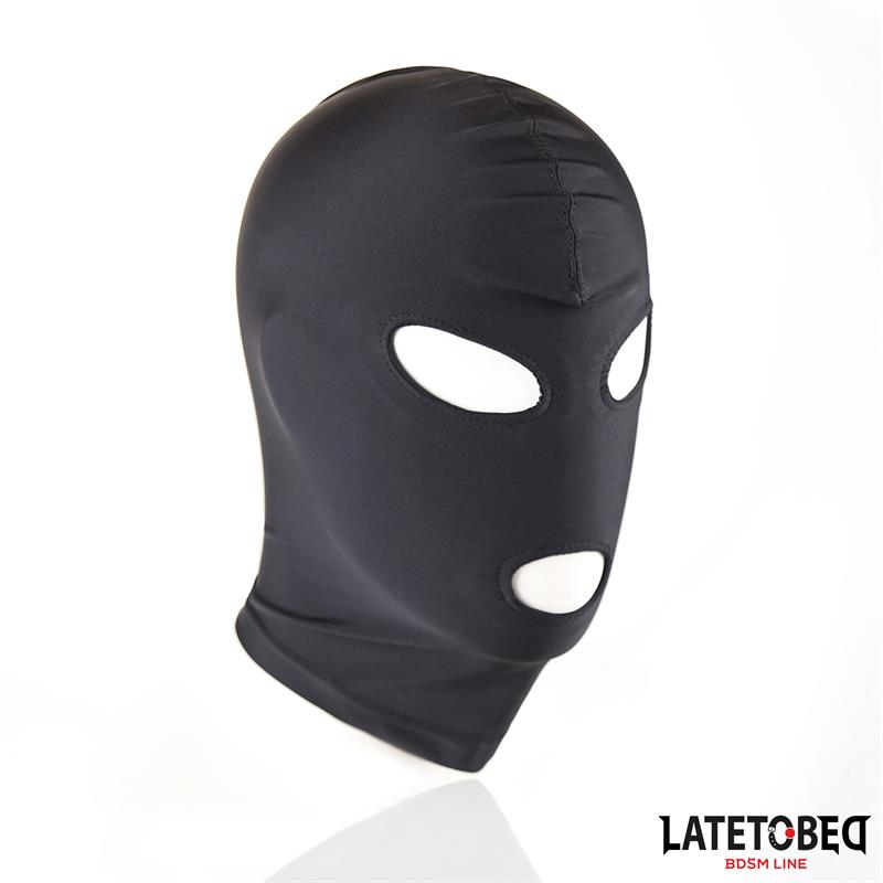  Open Mouth and Eyes Hood Black
