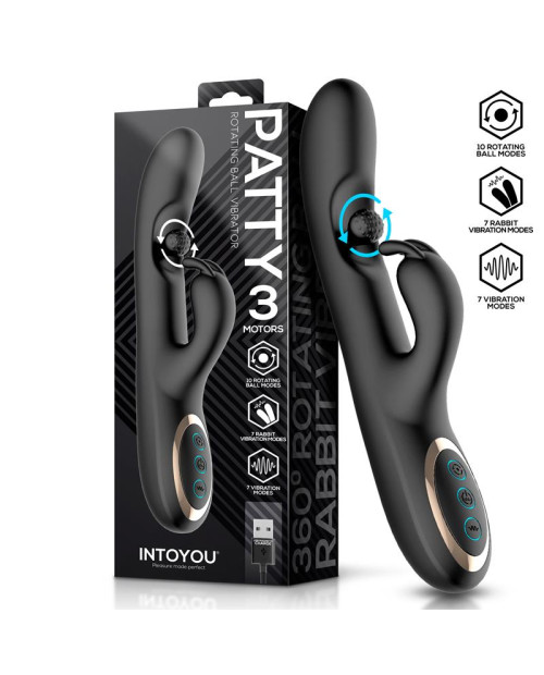 Patty Vibrator with Rotating Ball
