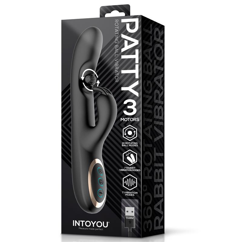 Patty Vibrator with Rotating Ball