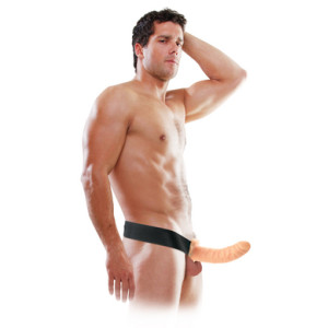 Fetish Fantasy Series 8" Hollow Strap-On - Flesh
