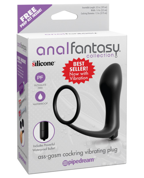 Anal Fantasy Collection -
Ass-Gasm Cockring Vibrating Plug