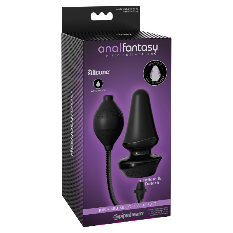 Inflatable Silicone Anal Plug