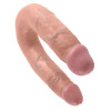 King Cock - U-Shaped Double Trouble Medium Flesh