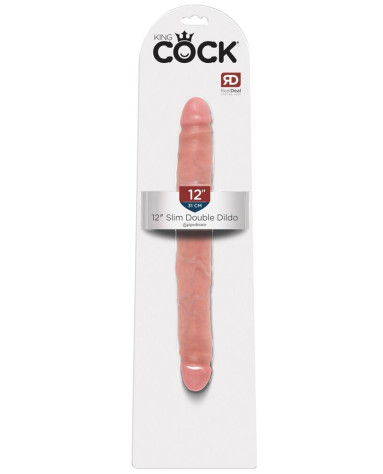 King Cock - Cock 12 Inch Slim Double Flesh