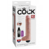 King Cock 10" Squirting Cock w/ Balls - Flesh