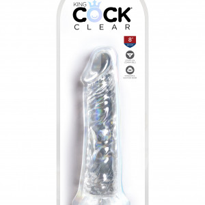King Cock Clear 8" Cock