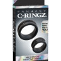 Fantasy C-Ringz Max-Width Silicone Rings - Black
