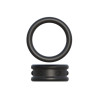 Fantasy C-Ringz Max-Width Silicone Rings - Black