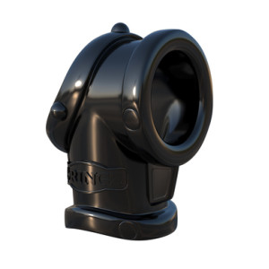 Fantasy C-Ringz Cock Pipe With Ball-Stretcher - Black