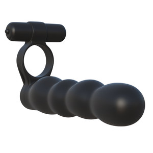 Fantasy C-Ringz Posable Partner Double Penetrator - Black