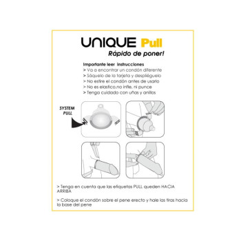 UNIQ Pull Condoms with Straps No Latex 3