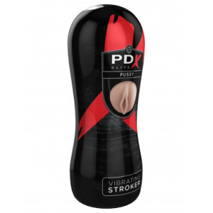 PDX ELITE Vibrating Pussy Stroker