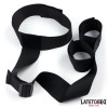  Ribbon Neck to Wrist Bondage