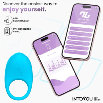  Ringo Vibrating Ring with App Unibody Blue