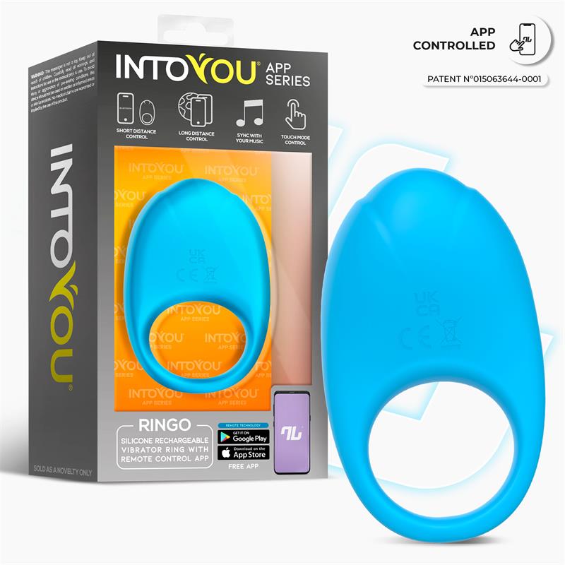  Ringo Vibrating Ring with App Unibody Blue