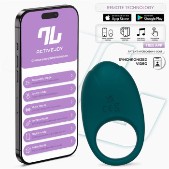  Ringo Vibrating Ring with App Unibody Green