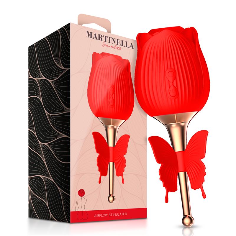 Rose with Suction and Vibe 2 in 1