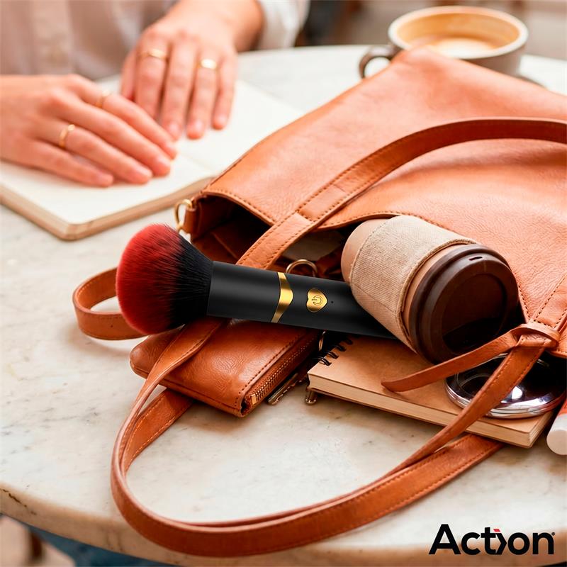 Secret Noir Vibrating Make-Up Brush Black