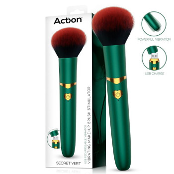  Secret Vert Vibrating Make-Up Brush Green