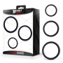 Set of 3 Penis Rings Silicone S, M and L