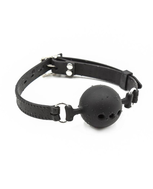  Silicone Breathable Ball Gag 5 cm Size L Black