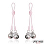  Skull Nipple Clamps with Ring Bells