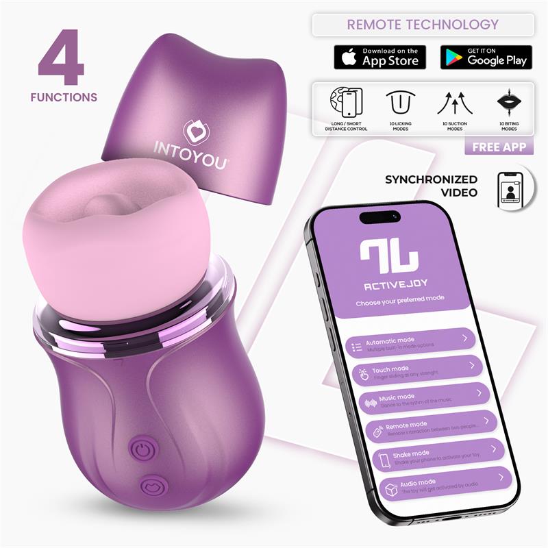 Suvi Stimulator with Licking, Biting, Suction and Vibration USB-C with APP