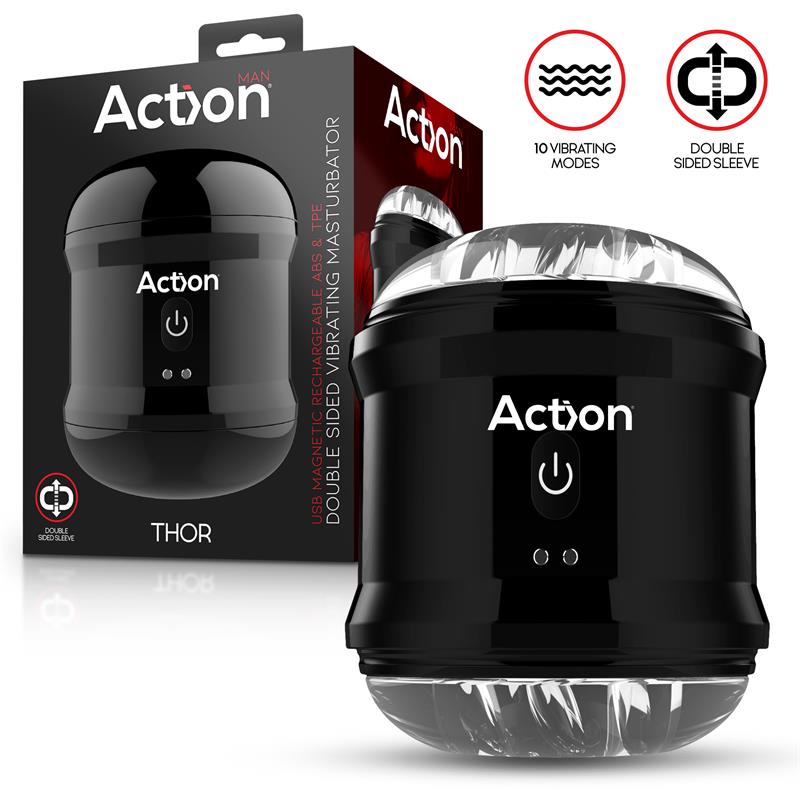  Thor Double Sided Vibrating Masturbator