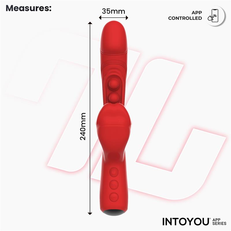 Trixy Vibrator with Tapping, Biting and App