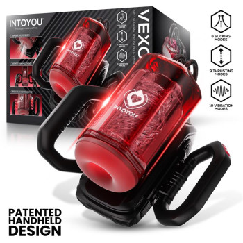 Vexor 3 in 1 Male Masturbator Sucking, Thrusting and Vibrator USB-C