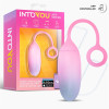  Vibrating Egg Double Layer Silicone with APP Blue/Pink