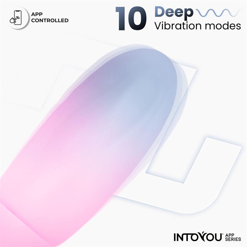  Vibrating Egg Double Layer Silicone with APP Blue/Pink