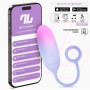  Vibrating Egg Double Layer Silicone with APP Pink/Blue