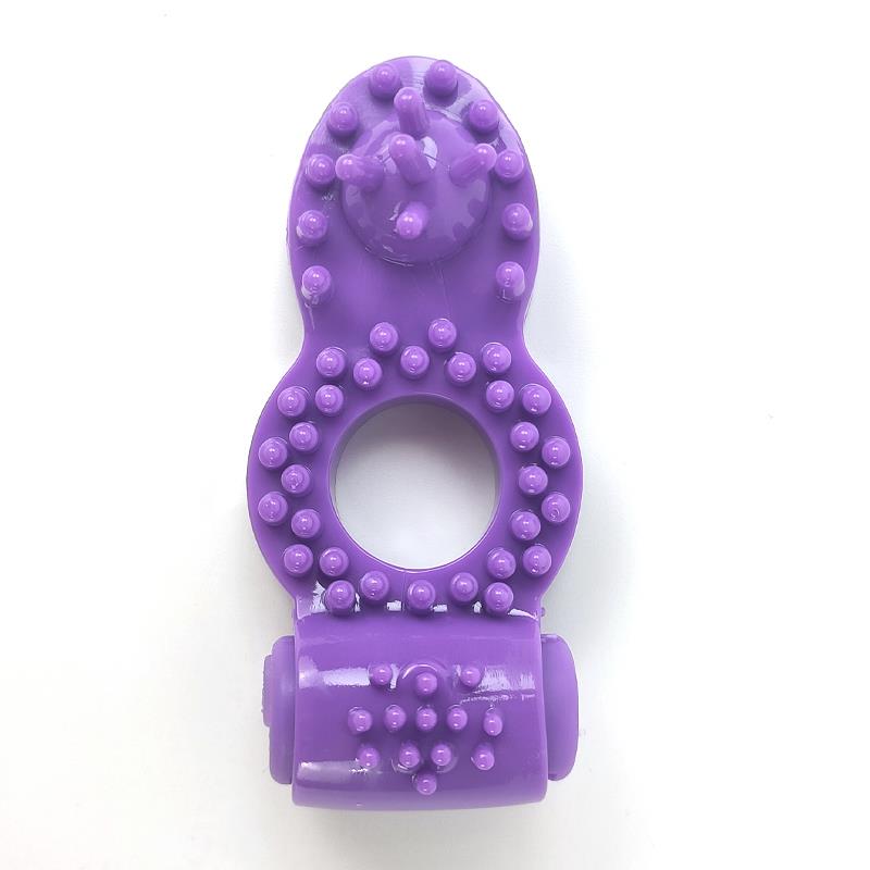  Vibrating Penis Ring Purple