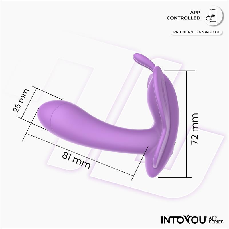  Wingy Butterfly Vibrator with App Lavender
