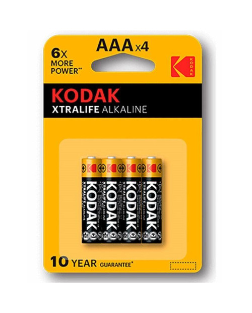  Xtralife Alkaline Battery AAA LR3 Blister of 4