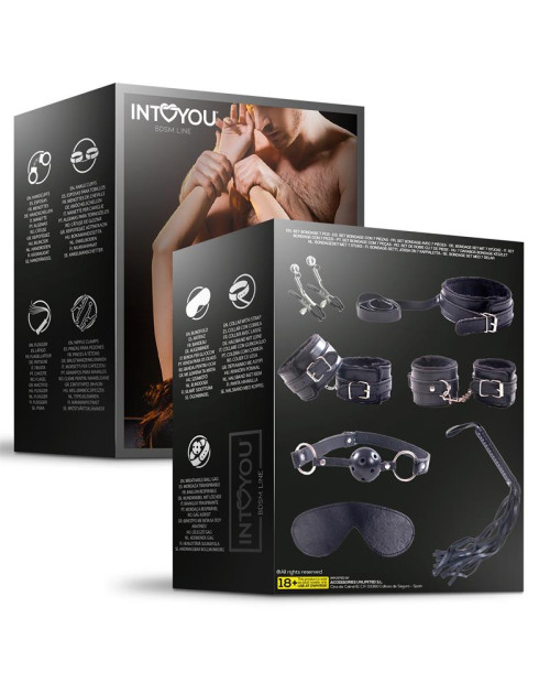 INTOYOU7 Pcs. Furry Kit Black