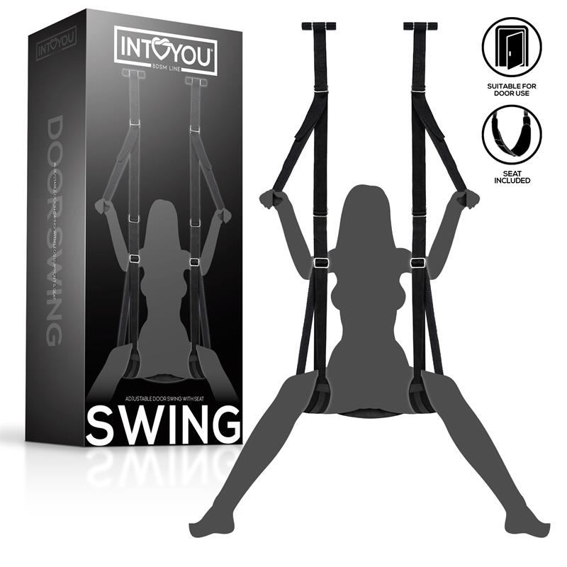 INTOYOUA djustable Door Swing with Legs Support & Seat