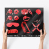 INTOYOU Bondage Set with 10 Pieces Red