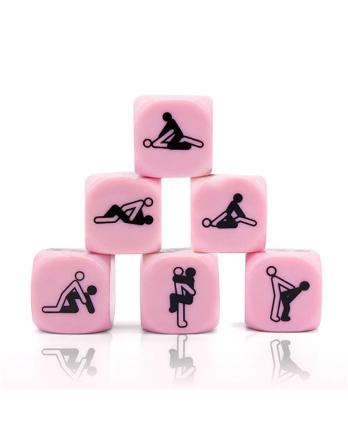 SECRET PLAY Dice Kamasutra Pictograms 6 Postures 25 mm