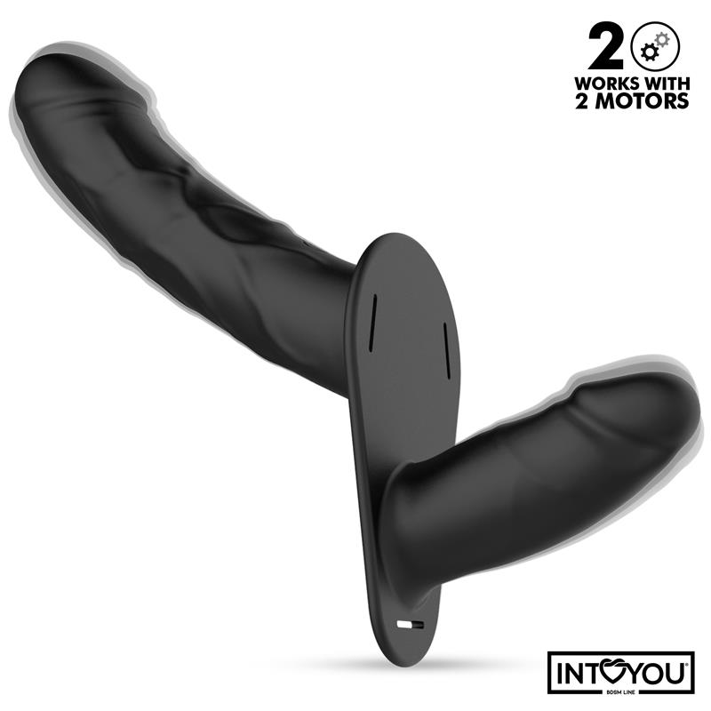 INTOYOUJ ordan Double Vibrating Dildo 15.5 Strap-on