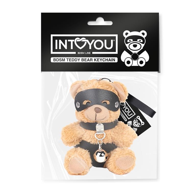 INTOYOU Mini Keychain Teddy Bear with Bell
