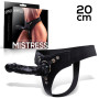 INTOYOU Mistress Elastic Strap-on Silicone Dildo20cm