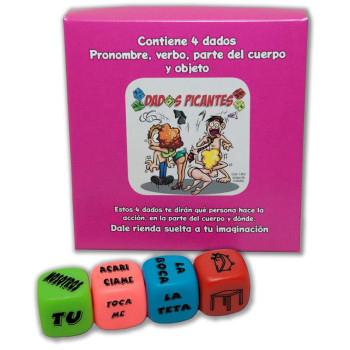 DIVERTY SEX Set of 4 Fluorescent Dice