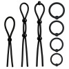 7 Set Solid Silicone Cock Rings