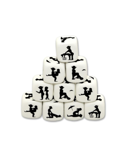 DIVERTY SEX White Dice Portures 1 ud
