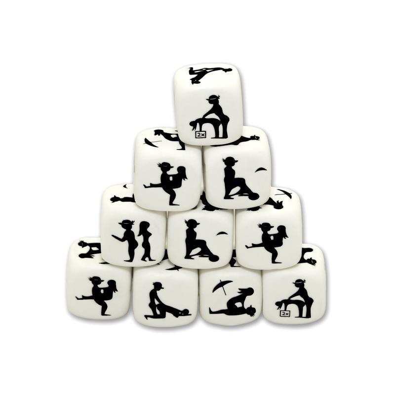 DIVERTY SEX White Dice Portures 1 ud