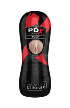 PDX ELITE Vibrating Pussy Stroker