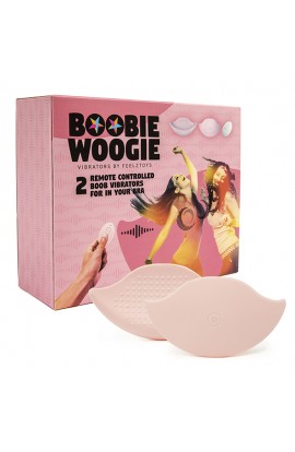 FeelzToys - Boobie Woogie Remote Controlled Boob Vibrators (2 st.)